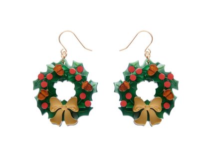 Forest Wreath Drop Earrings 1