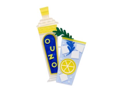 Opa! Ouzo Brooch 1