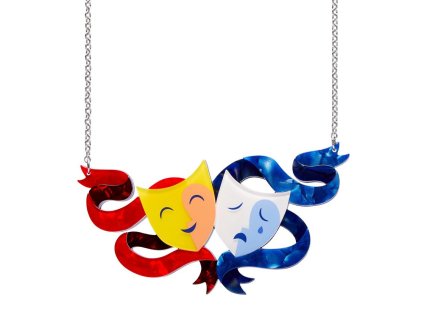 Comedy & Tragedy Necklace 1
