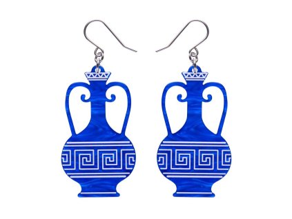 Amphora Drop Earrings Blue 2