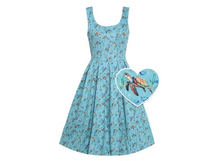 Amanda Light Blue Turtle 1