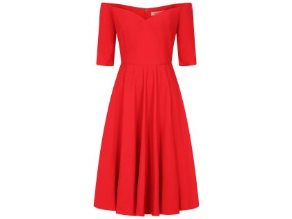 Amalia Swing Dress RED 4