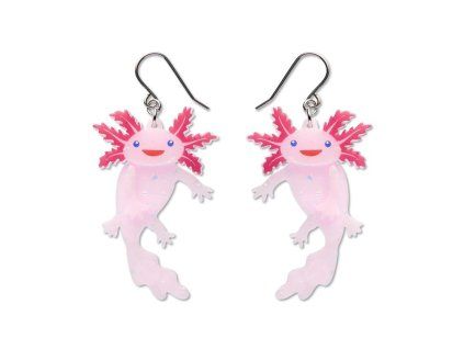 Axalotl earrings 1
