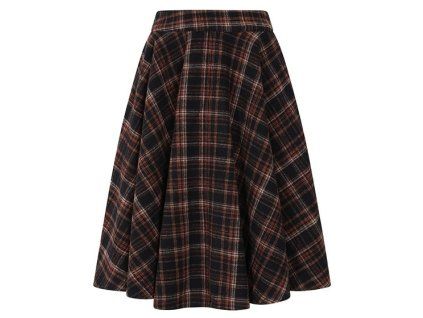 Cary book checks skirt 1