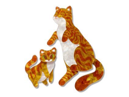 Purrfect Harmony Brooch Pair 4