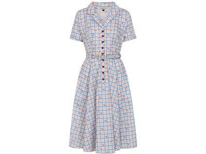 Bella Blue Cherry Dress 3