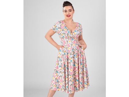 Maria Floral Whimsy Swing Dress 1
