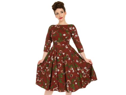 H&R London retro šaty Francis
