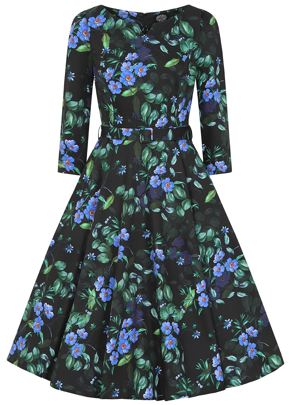 H&R London retro šaty Amira Velikost: XL (UK 16)