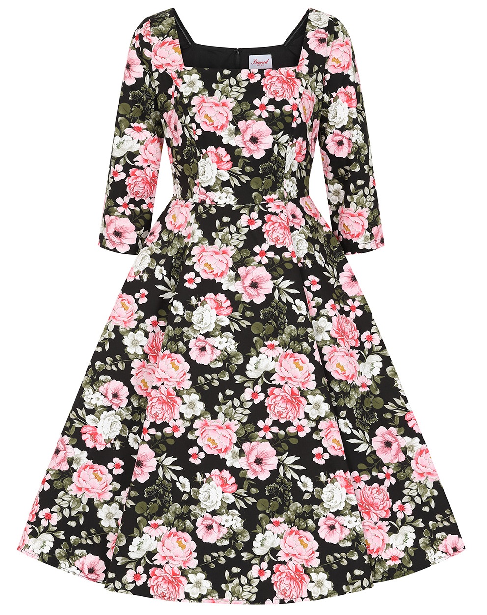 Banned Retro šaty Pink Bloom Velikost: XL (UK 16)
