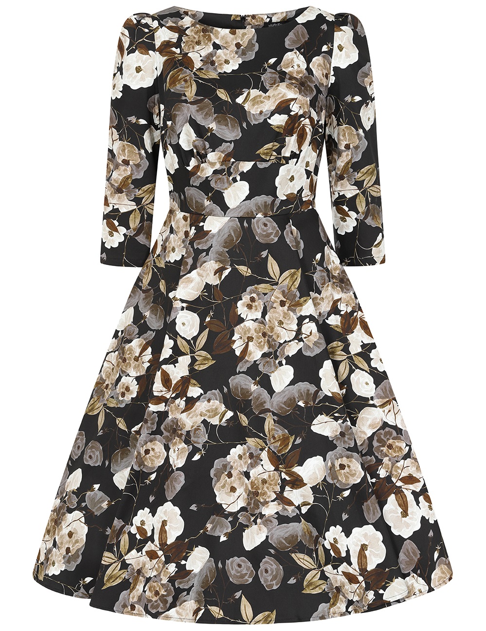 H&R London retro šaty Cora Velikost: M (UK 12)