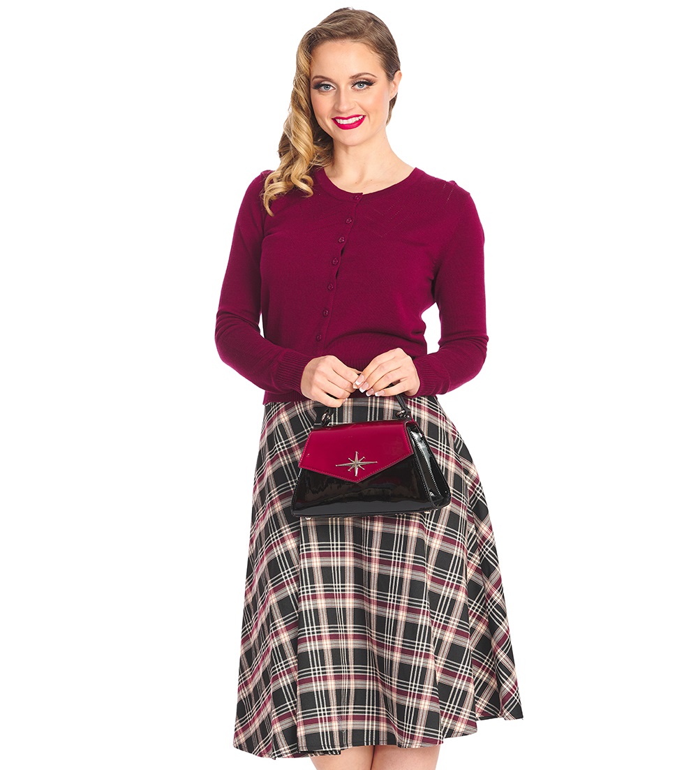 Banned Retro sukně Winter Dreaming Velikost: M (UK 12)