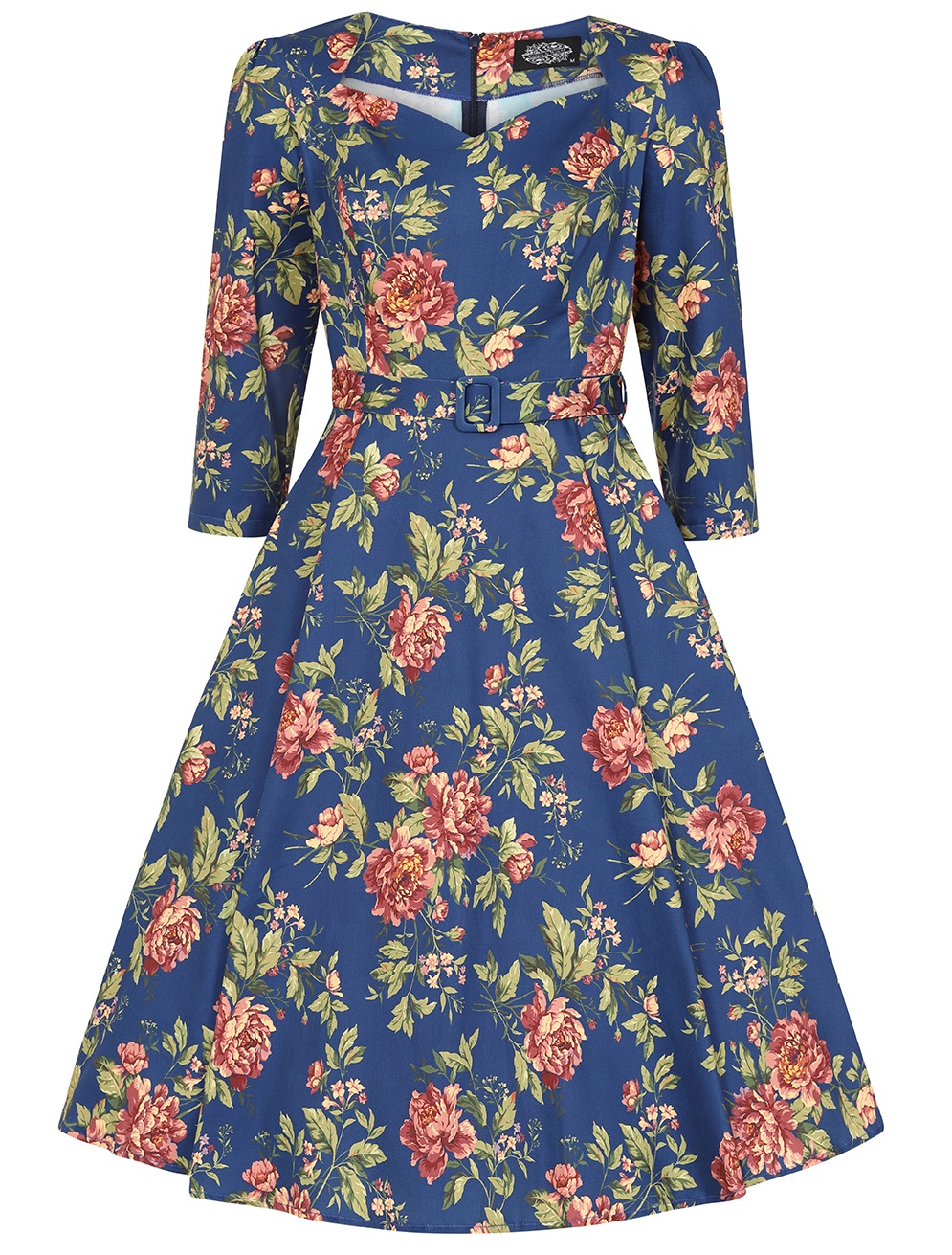 H&R London retro šaty River Velikost: XS (UK 8)