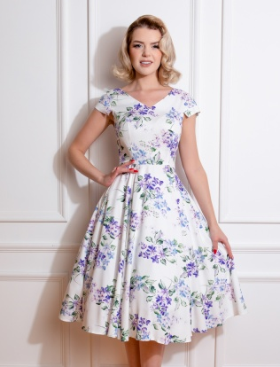 H&R London retro šaty Lucie Velikost: XS (UK 8)