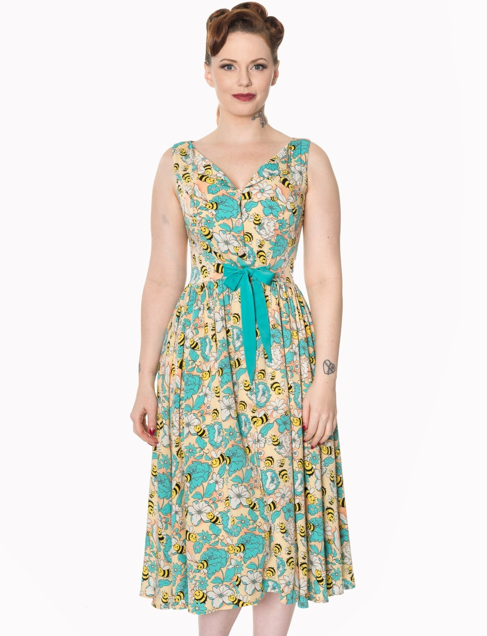 Banned Retro šaty Watching the Skies Velikost: 2XL (UK 18)