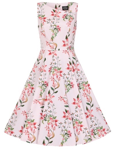H&R London retro šaty Beatrix Velikost: M (UK 12)
