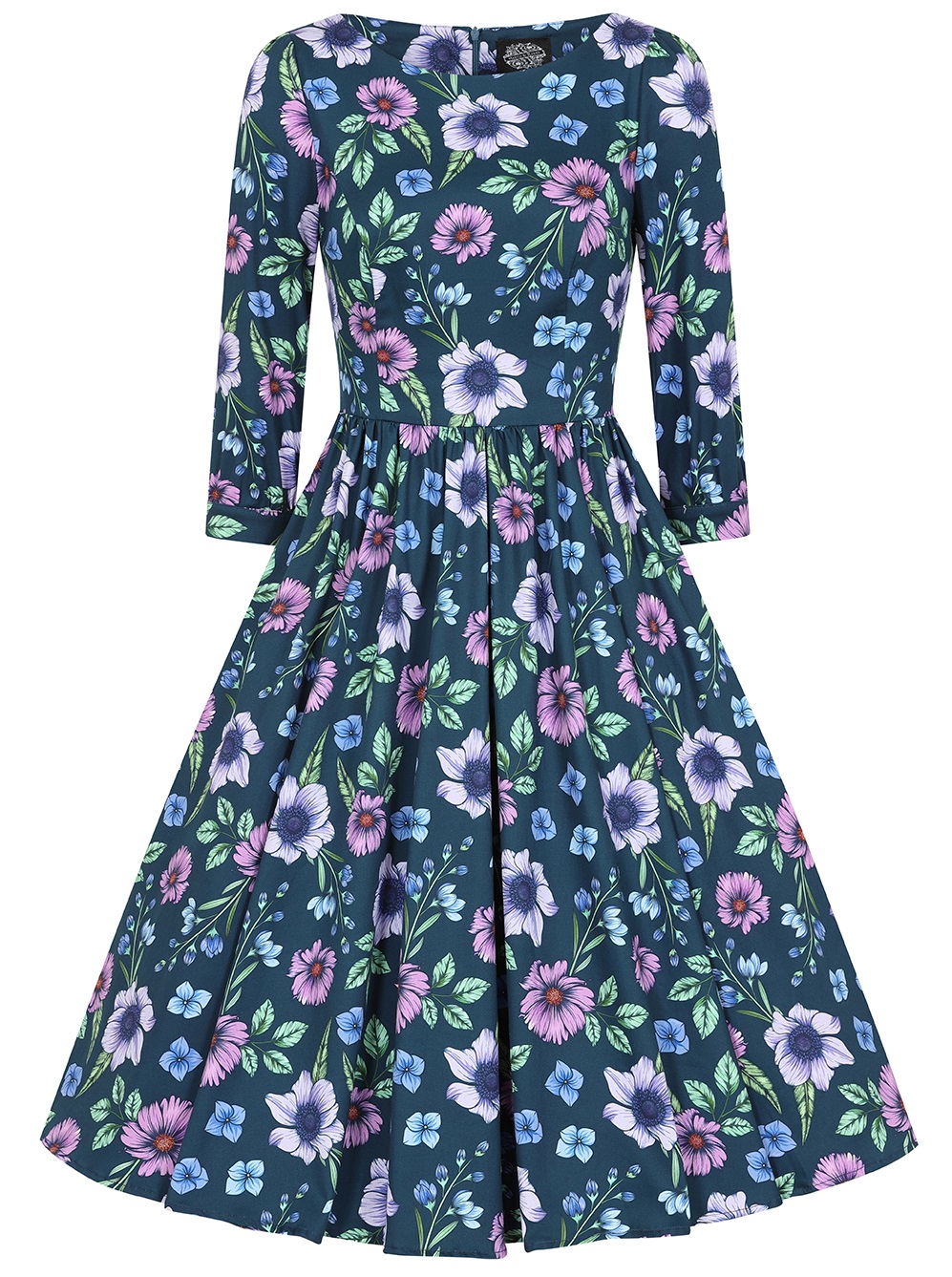 H&R London retro šaty Maeve Velikost: 2XL (UK 18)
