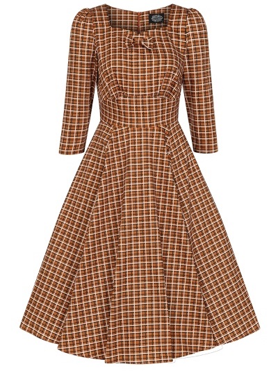 H&R London retro šaty Daniella Velikost: XL (UK 16)