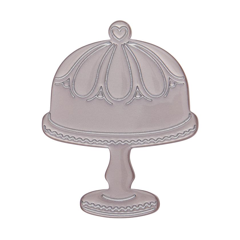 Erstwilder mini brož Classic Cake Stand - Silver