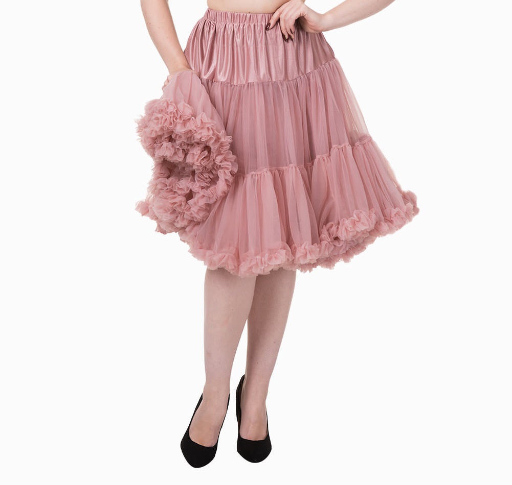 Banned Retro spodnička Starlite starorůžová střední Velikost: XS-S