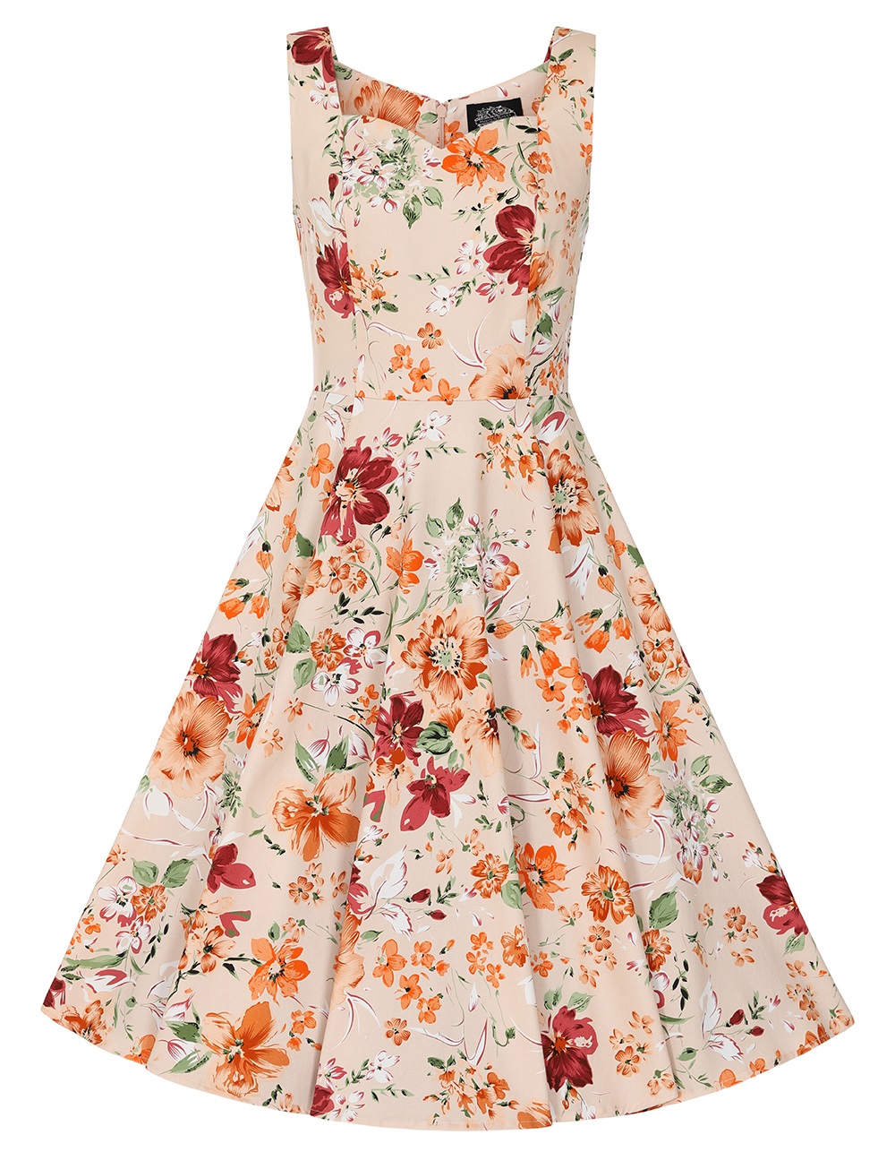 H&R London retro šaty Ariana Velikost: XS (UK 8)