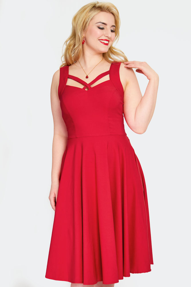 Voodoo Vixen retro šaty Crista Velikost: XS