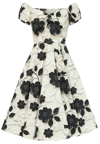 H&R London retro šaty Taylor Velikost: 2XL (UK 18)