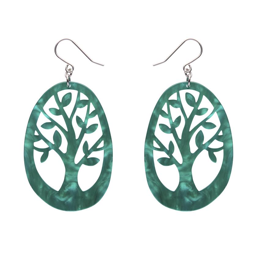 Erstwilder Essentials náušnice Tree - Teal