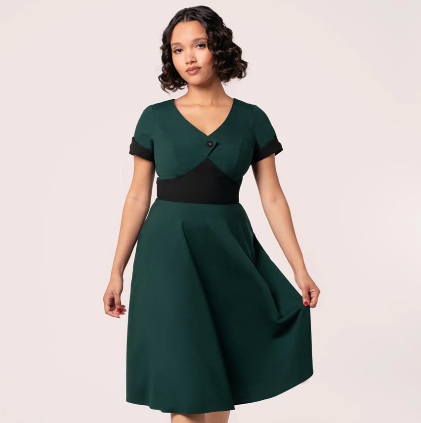 Hell Bunny retro šaty Jessica Velikost: XS (UK 8)