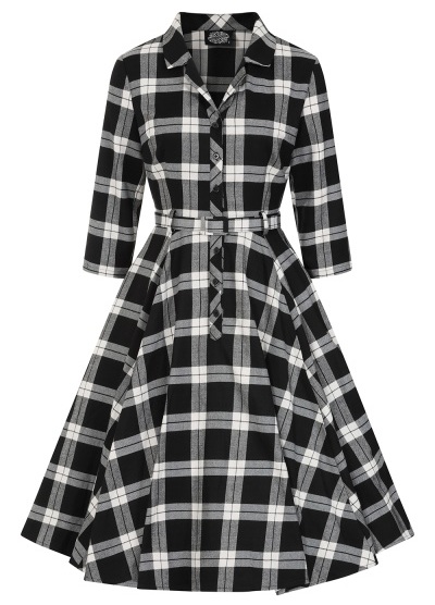 H&R London retro šaty Lacey Velikost: XS (UK 8)