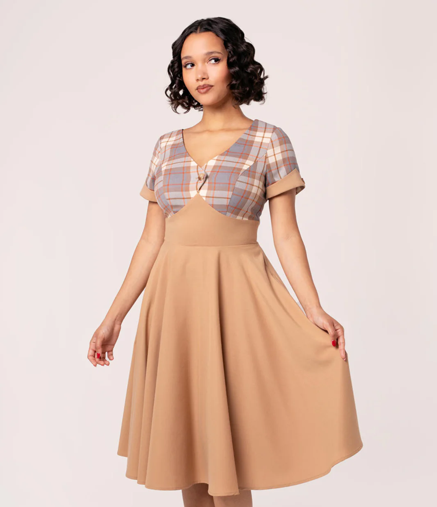 Hell Bunny retro šaty Joseline Velikost: XS (UK 8)