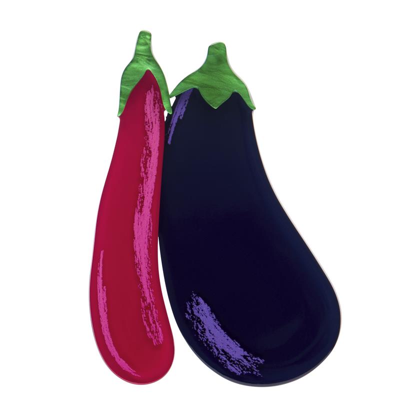 Erstwilder brož Eggplant Envy