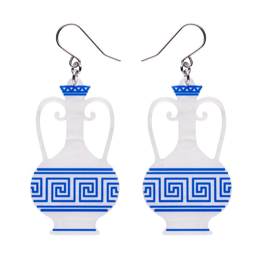 Erstwilder Essentials náušnice Amphora - White