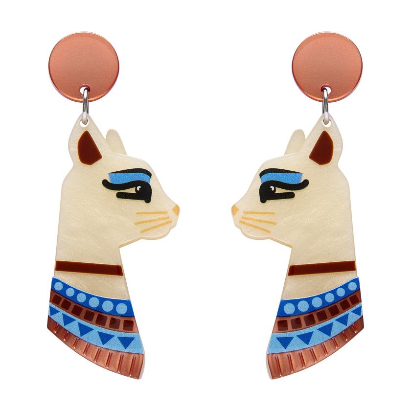 Erstwilder náušnice Bastet the Protector