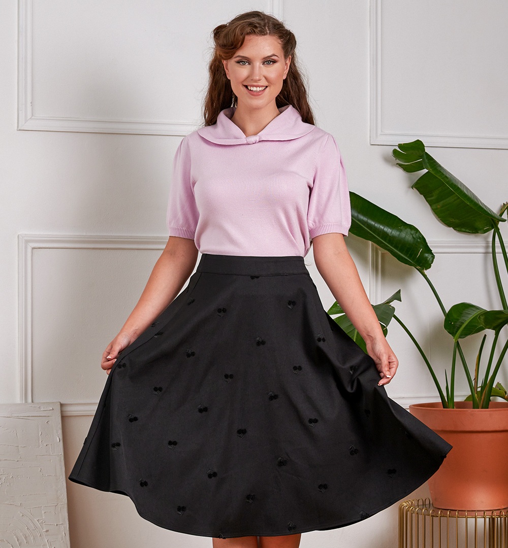 Banned Retro třešinková sukně Annie Velikost: S (UK 10)