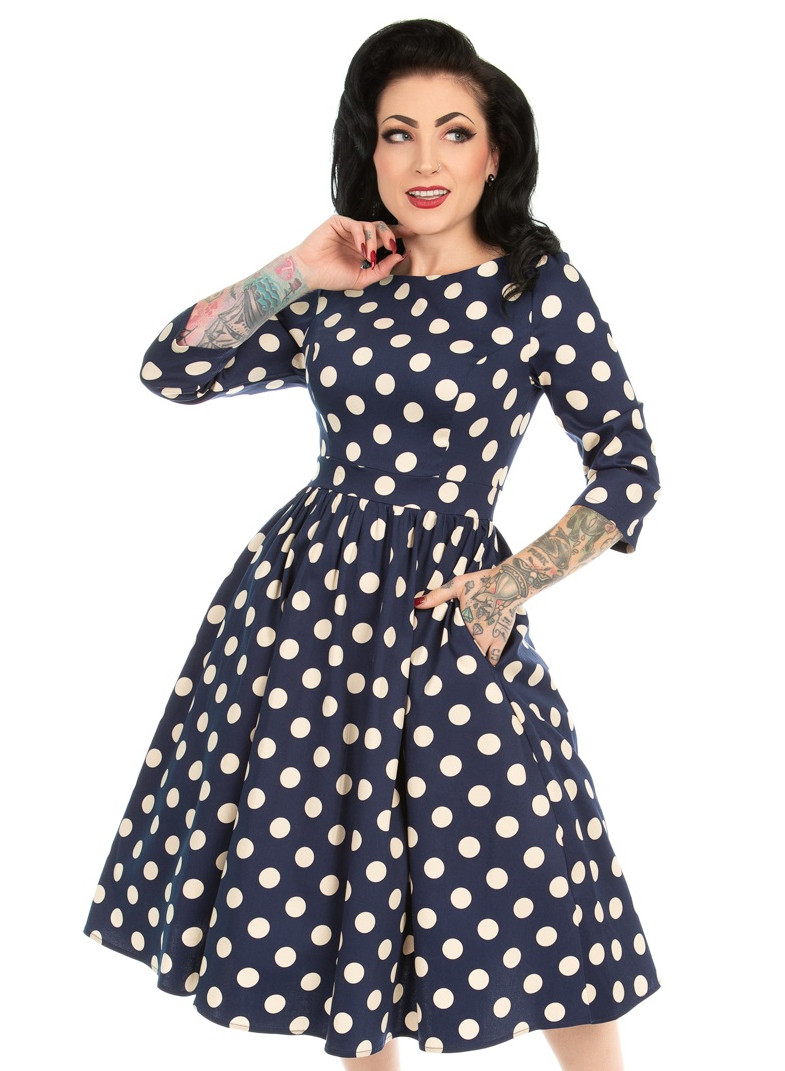 H&R London retro šaty Milana Velikost: 2XL (UK 18)
