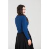 Hell Bunny krátký kardigan Paloma Navy