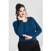Hell Bunny krátký kardigan Paloma Navy