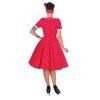 Dolly & Dotty Darlene Dress - Red & White Polka
