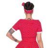 Dolly & Dotty šaty Darlene - Red & White Polka