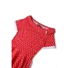 Darlene 50's Style Swing Dress in Red White Polka 9