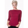 Banned Retro Addicted Top - Plum