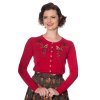 ROCKIN ROBIN CARDIGAN RED 1