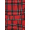 Kostkované retro šaty Highland Check - Red