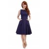 Collectif Hepburn Doll Dress - Navy
