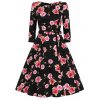 H&R London retro šaty Ava Floral