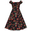 Collectif retro šaty Dolores - Deathly Apples