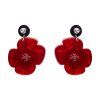 Remembrance Poppy Erstwilder Drop Earrings