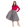 WINTER CHECK SWING SKIRT 3