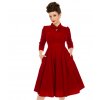 Alyssa Red Swing Dress 3